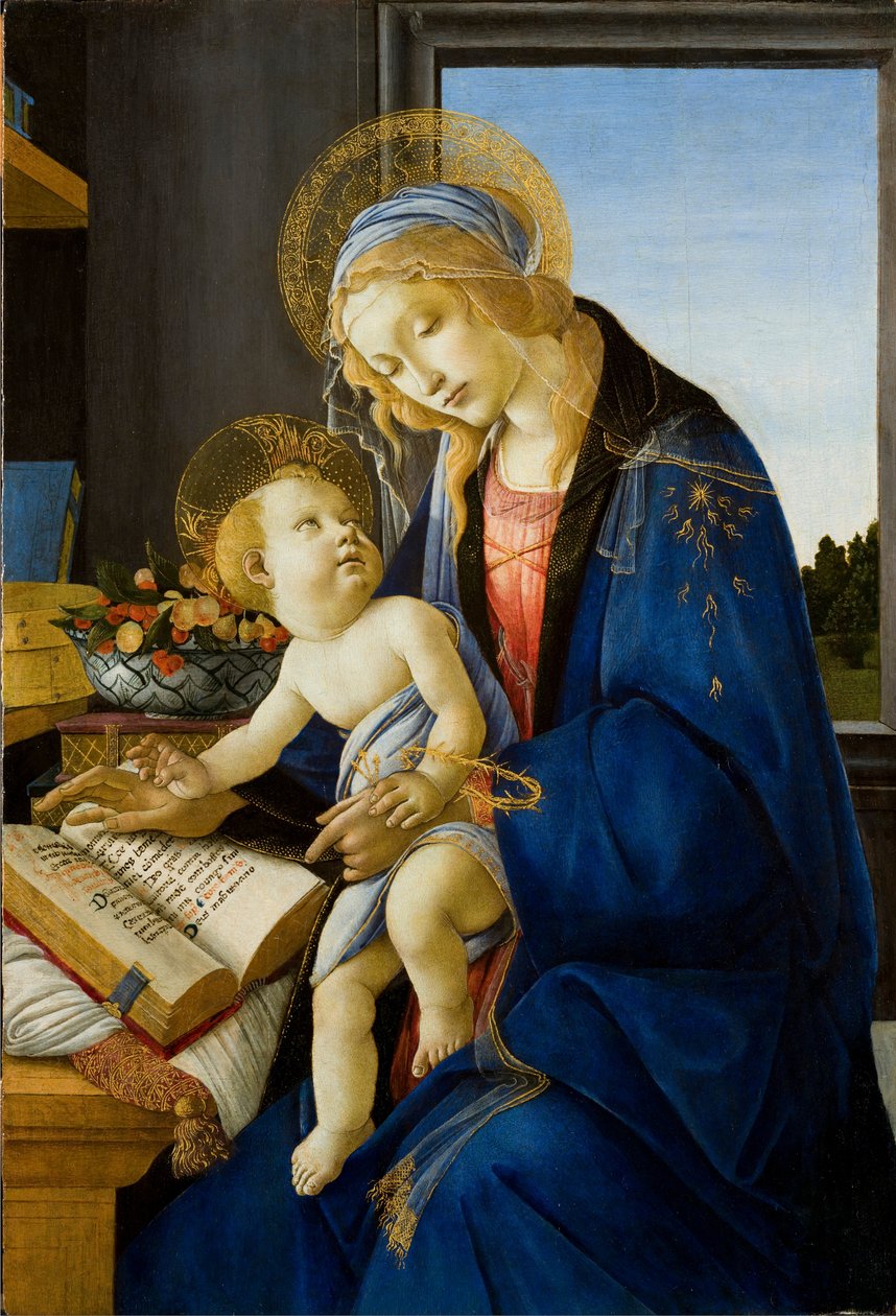 Panna s dítětem od Sandro Botticelli