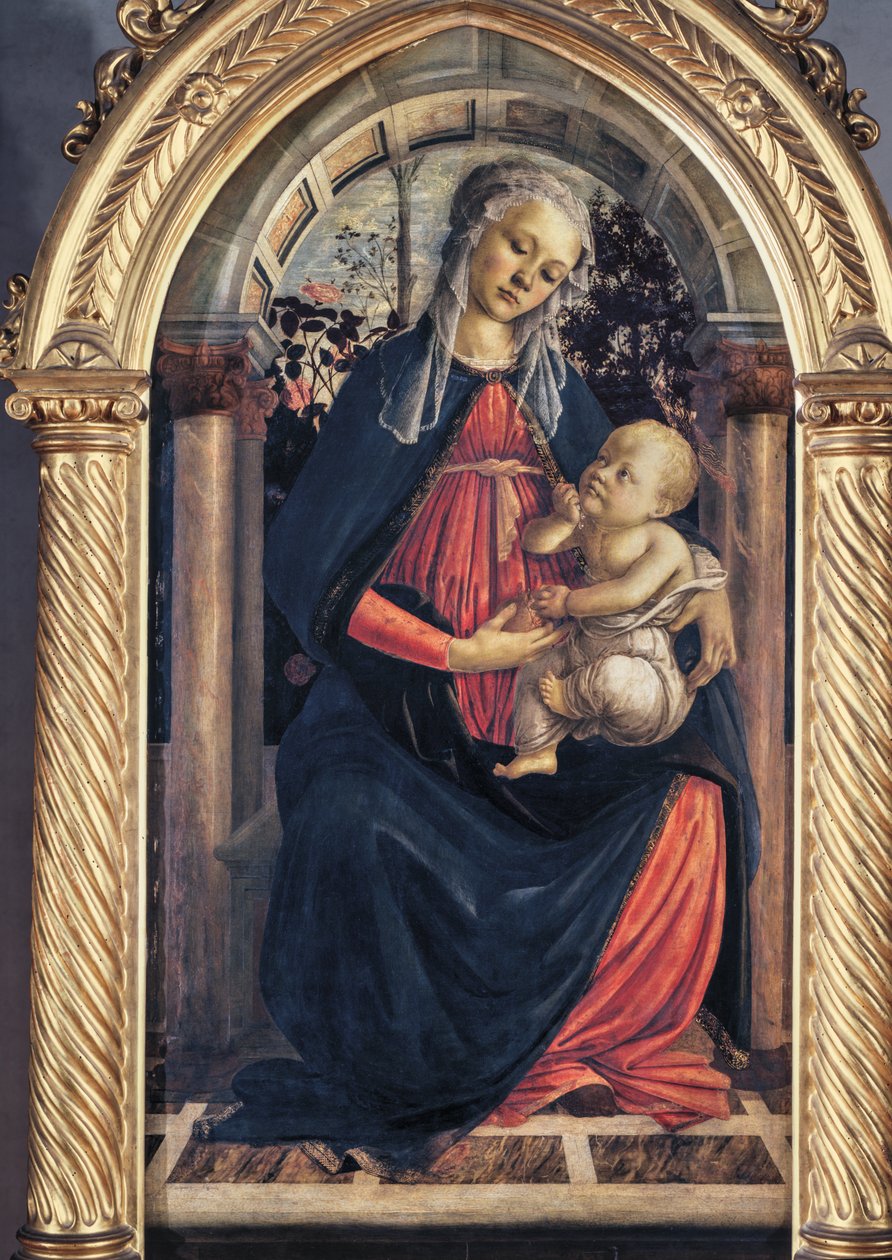 Madonna des Rosengartens von Sandro (1444/5-1510) Botticelli