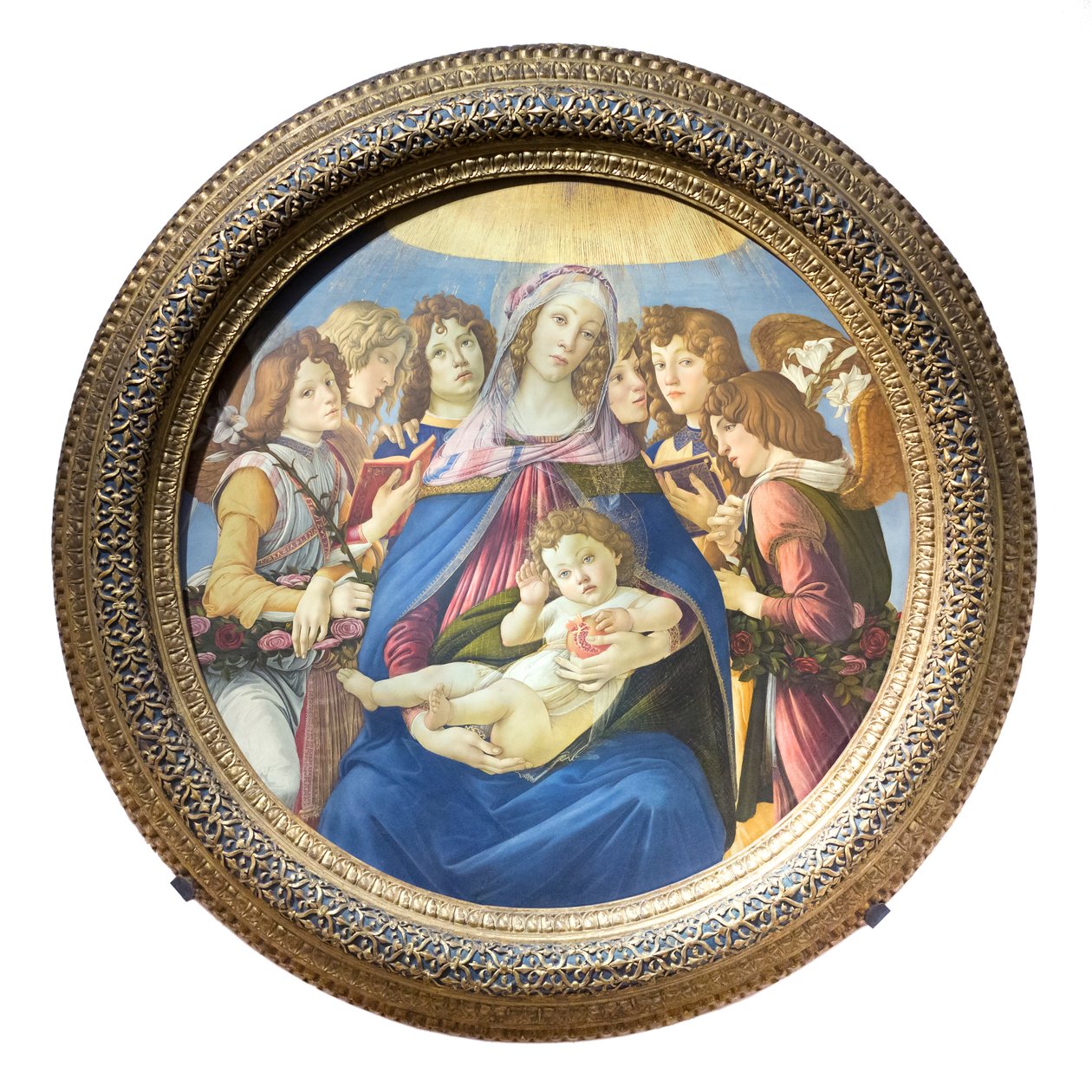 Madonna z granátového jablka od Sandro Botticelli