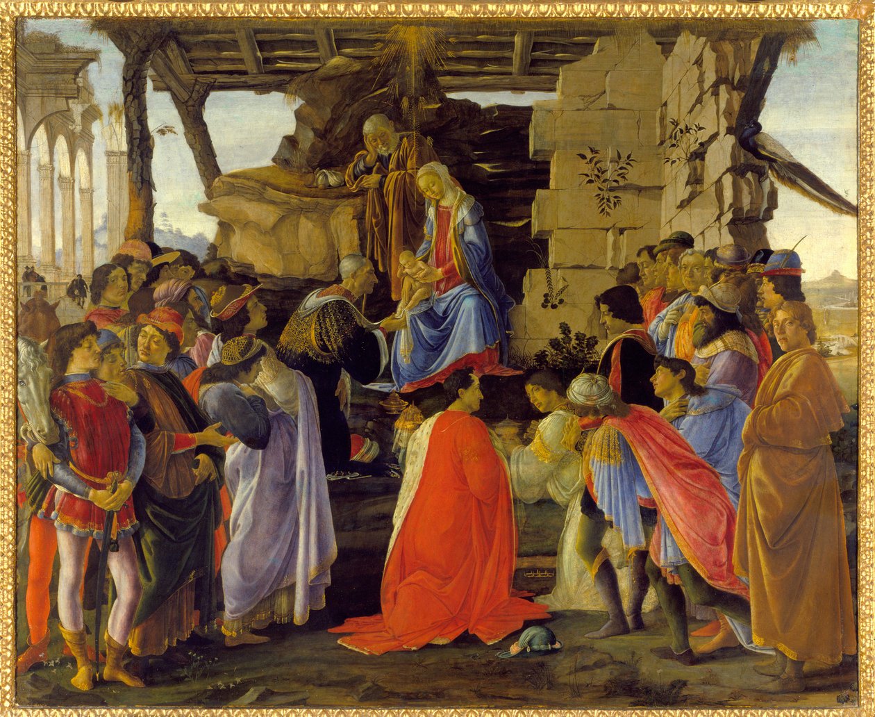 Klanění mágů od Sandro Botticelli