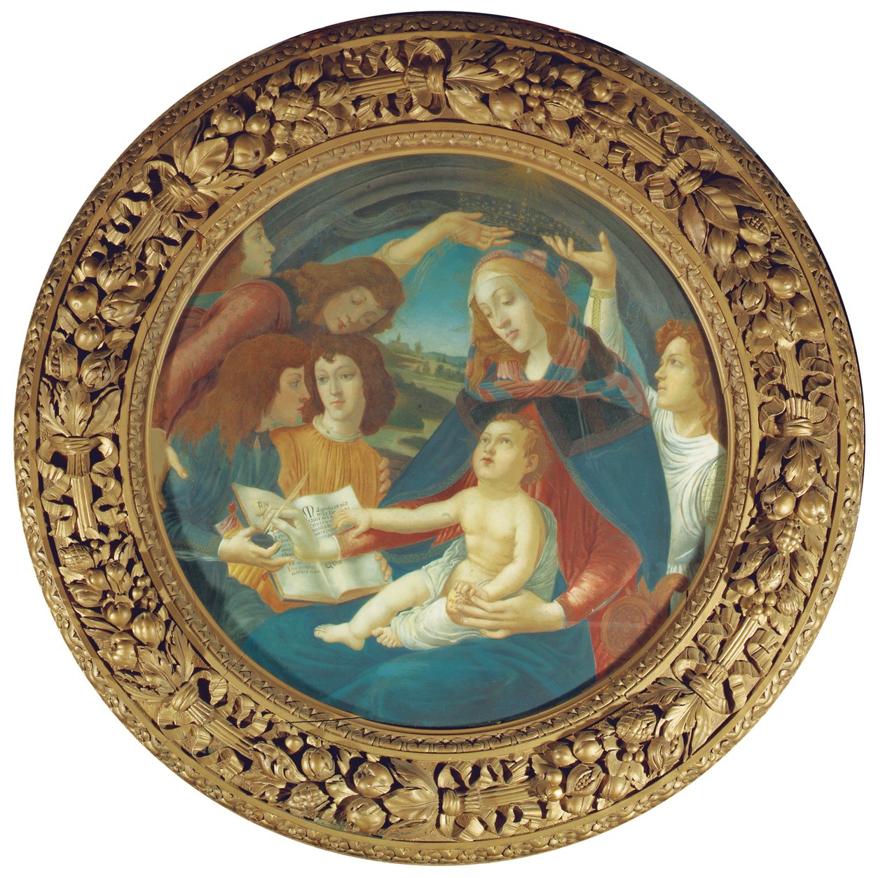 Madona z Magnificatu od Sandro (after) Botticelli