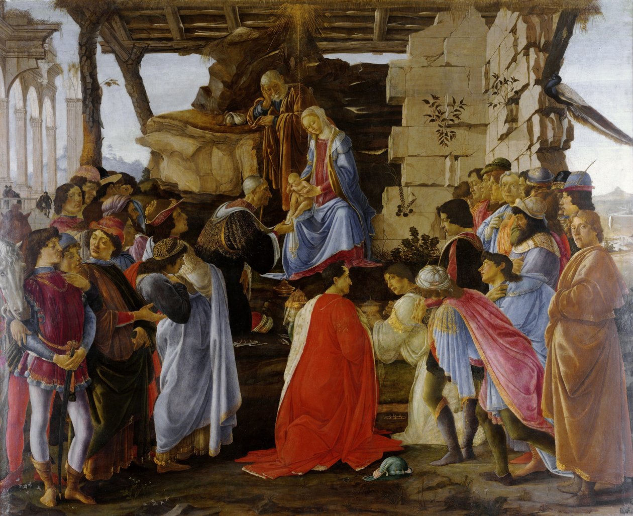 Klanění mudrců od Sandro Botticelli