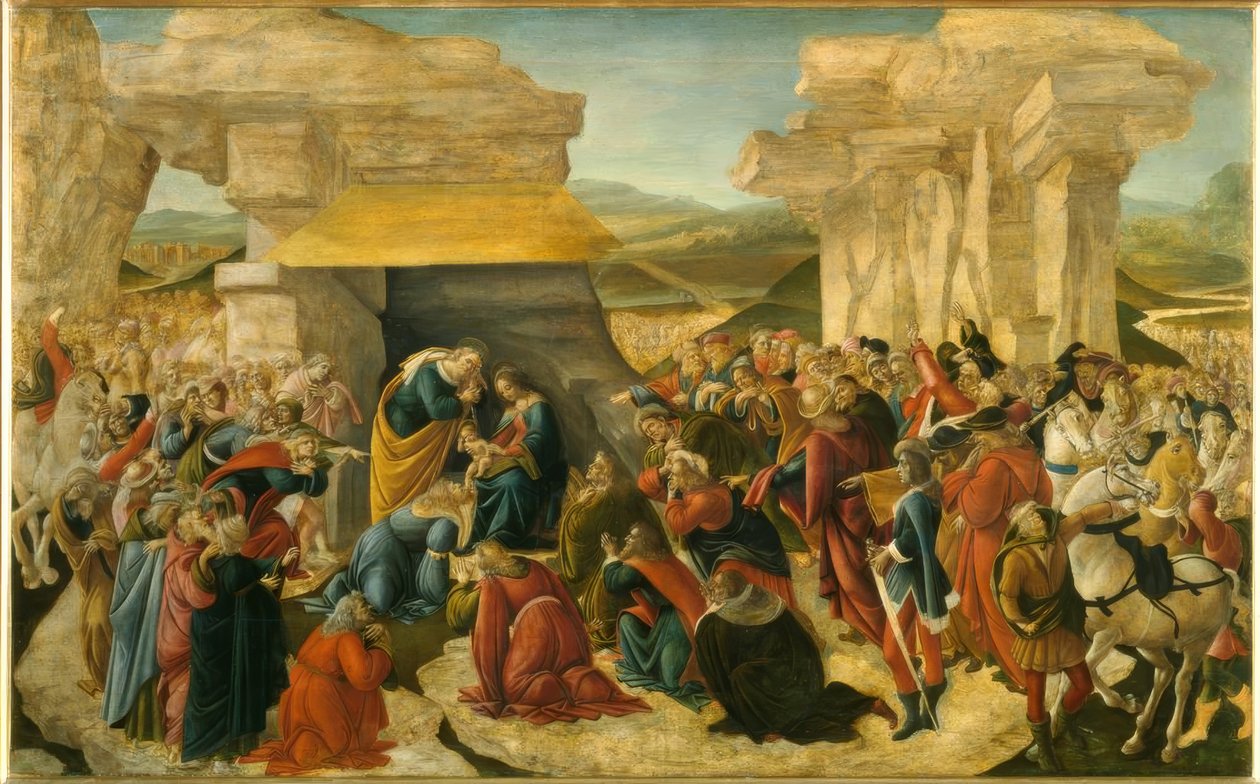 Klanění tří králů od Sandro Botticelli