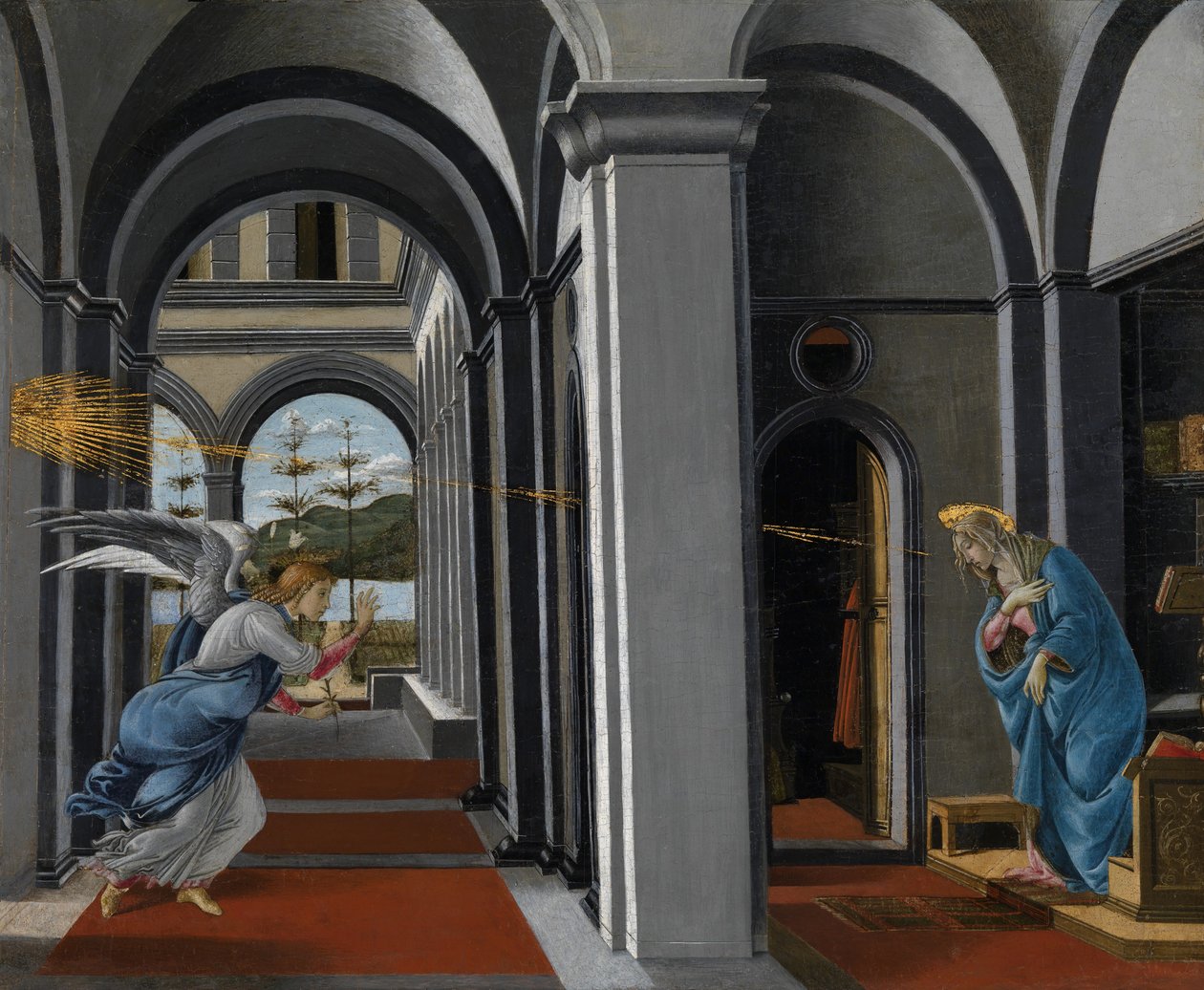 Zvěstování od Sandro Botticelli