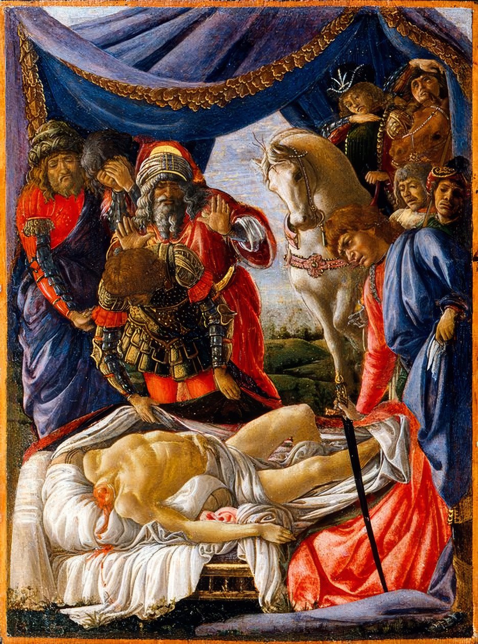 Hledání mrtvého Holoferna od Sandro Botticelli