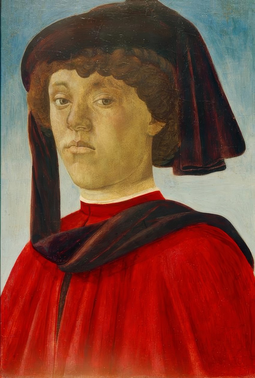Portrét mládí od Sandro Botticelli