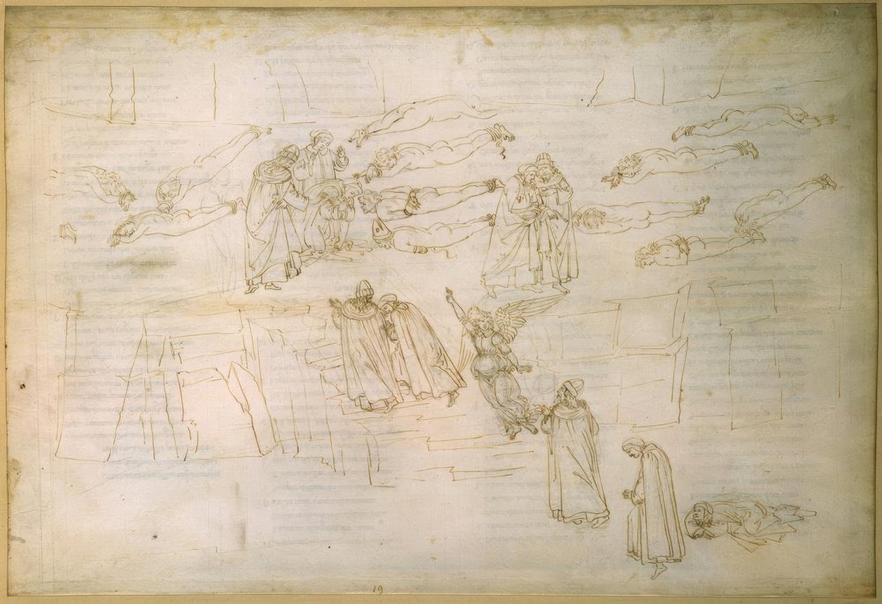 Dantes Sirenatrom,... od Sandro Botticelli