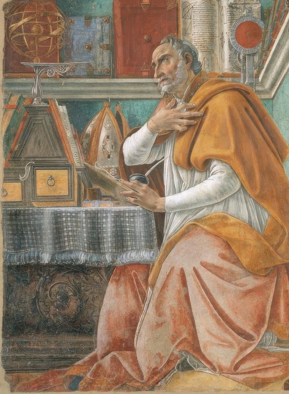 Svatý Augustin od Sandro Botticelli