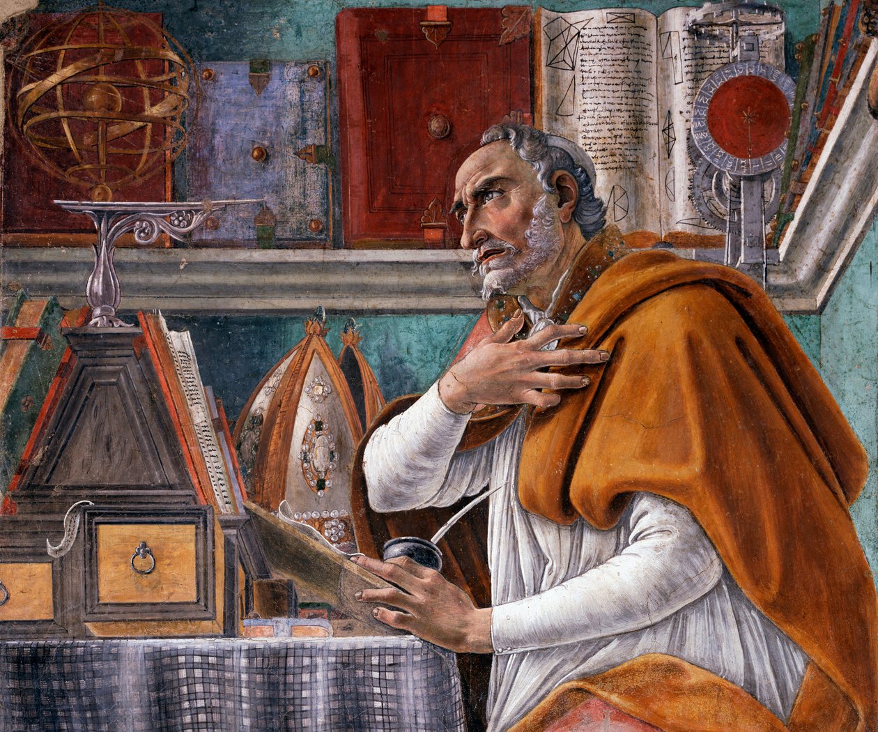 Detail knihy „Svatý Augustin od Sandro Botticelli