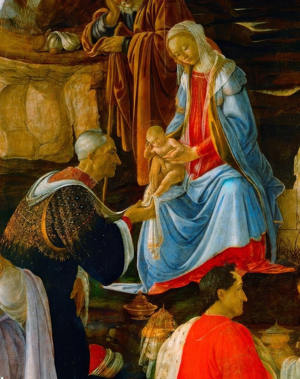 Klanění tří králů od Sandro Botticelli