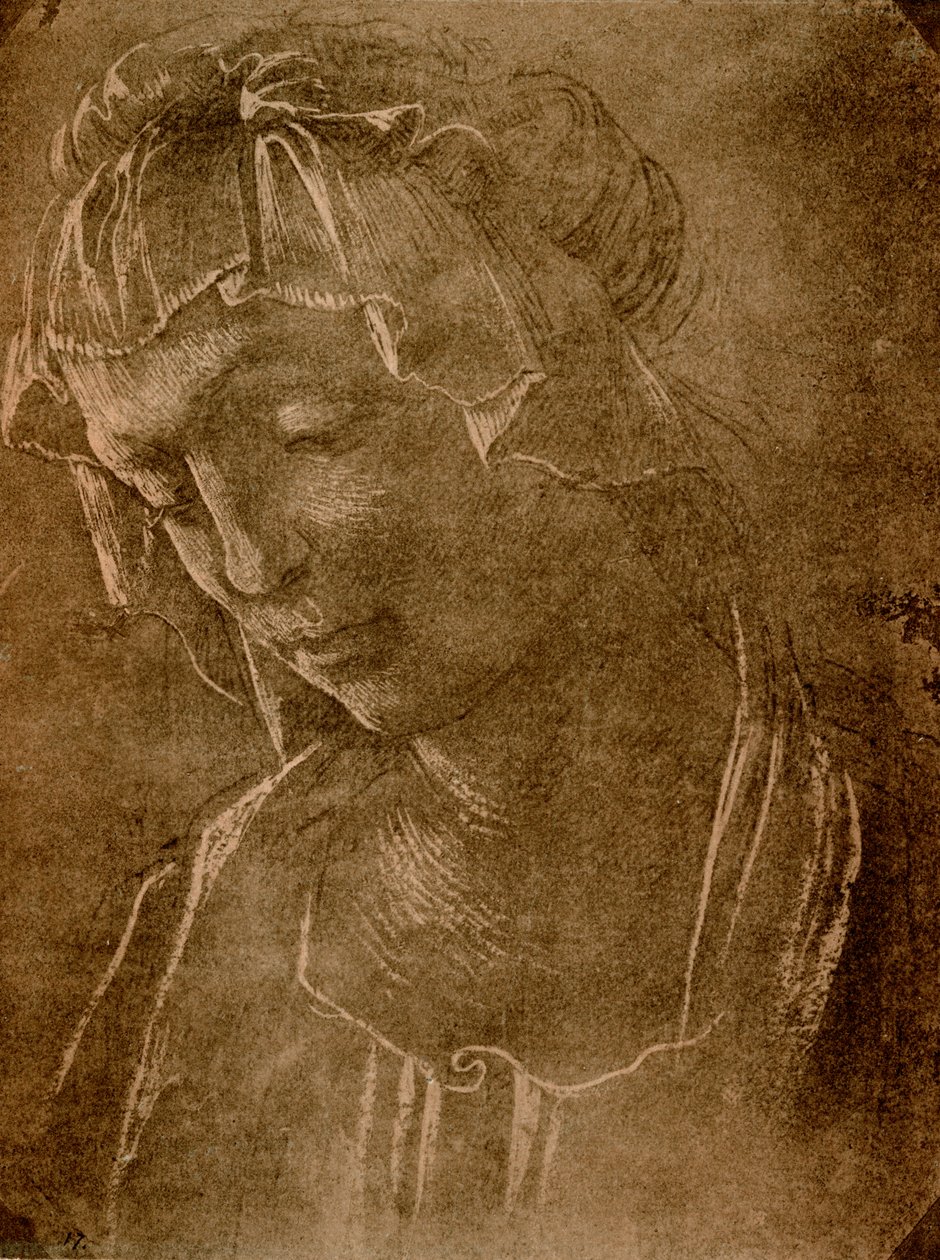 Ženská hlava od Sandro Botticelli