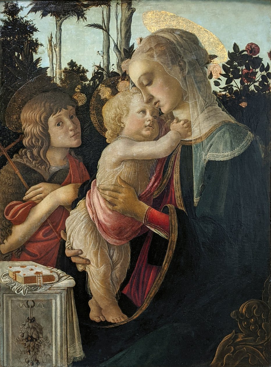 Francouzština:  Jana Křtitele. od Sandro Botticelli
