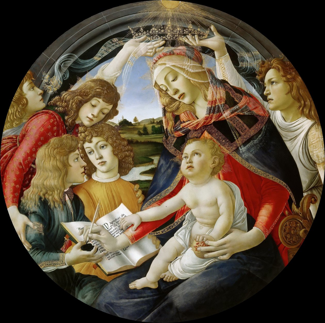 Italsky: Madonna of the Magnificat Madonna of the Magnificat od Sandro Botticelli