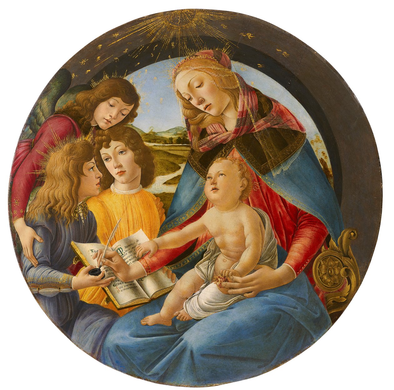 Italsky: Madonna of the Magnificat Madonna of the Magnificat od Sandro Botticelli