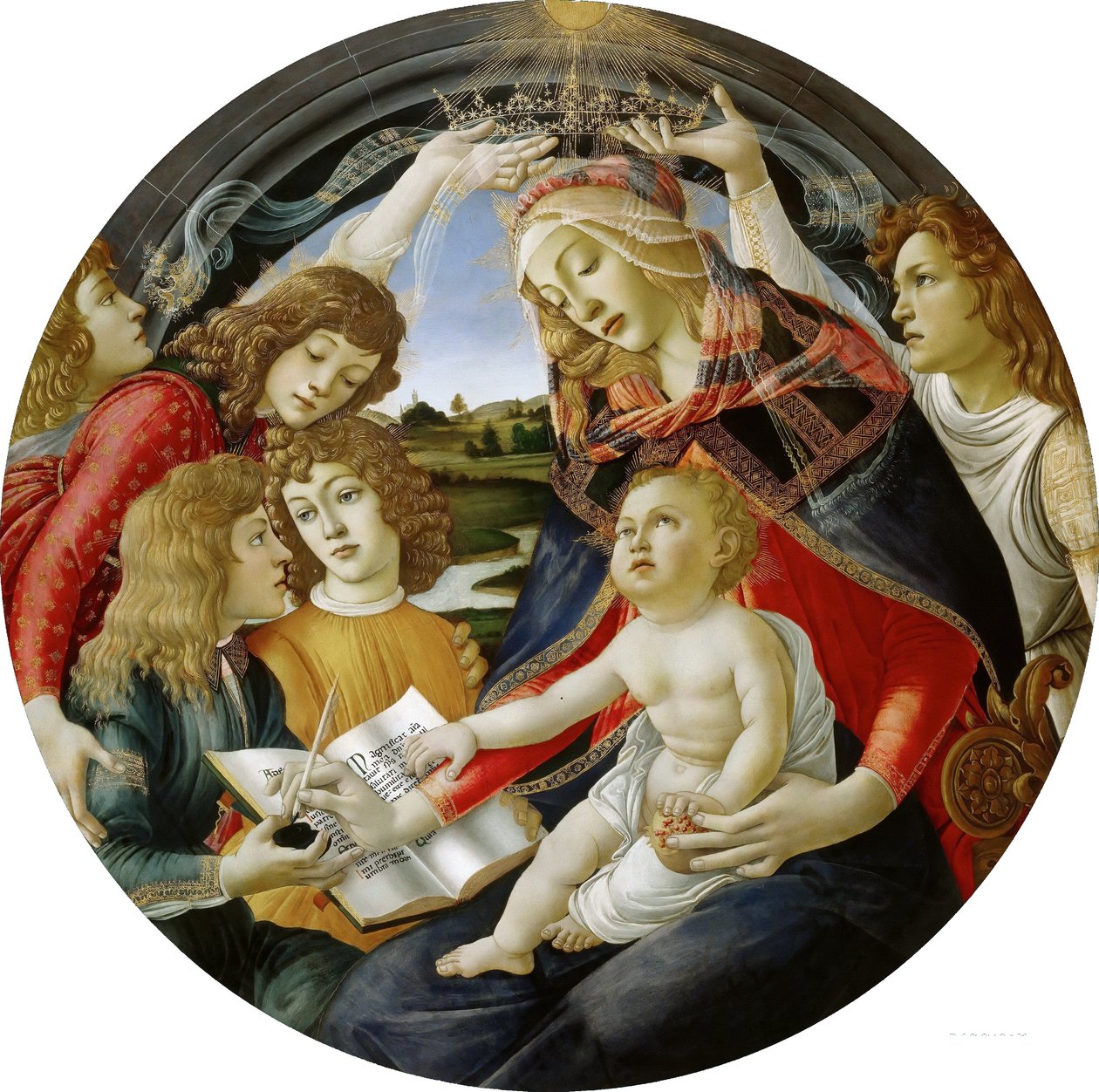 Italsky: Madonna of the Magnificat Madonna of the Magnificat od Sandro Botticelli