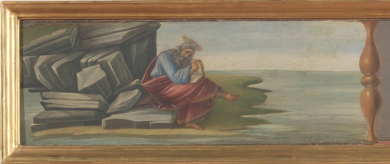 John na Patmosu od Sandro Botticelli