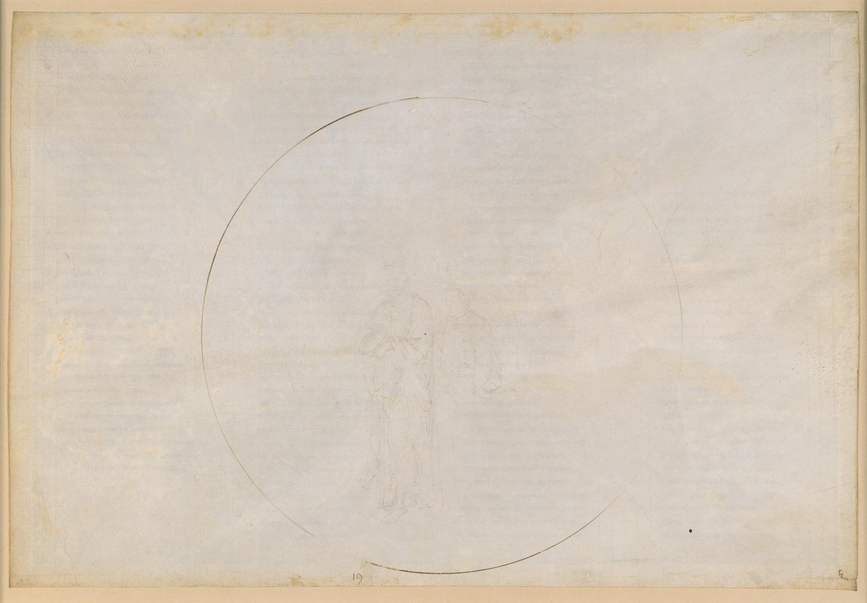 La Divina Commedia, Paradiso XIX. Šestá planetární sféra (Jupiterovo nebe): Orel si všimne Danteho pochybností ohledně zatracení pohanů a hovoří o nepochopitelné Boží spravedlnosti od Sandro Botticelli