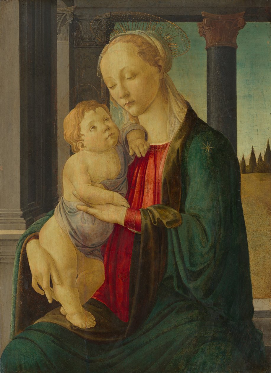 Madonna a dítě od Sandro Botticelli