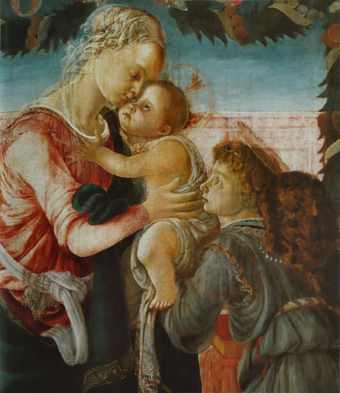 Madona s dítětem a andělem od Sandro Botticelli