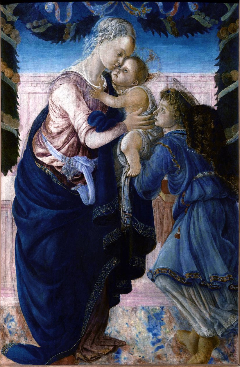 Madona s dítětem s andělem od Sandro Botticelli