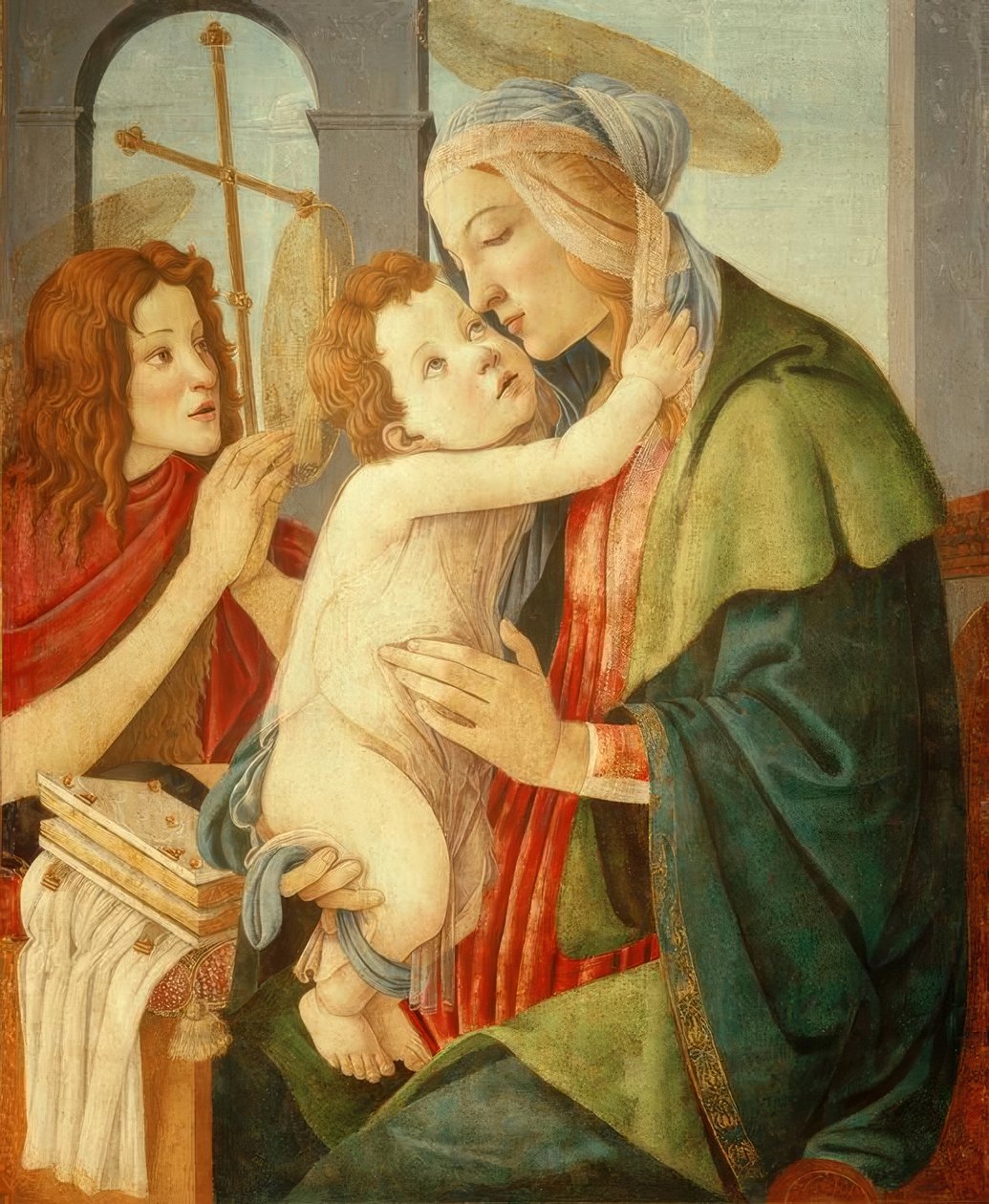 Madona s dítětem a Johannesknaben od Sandro Botticelli