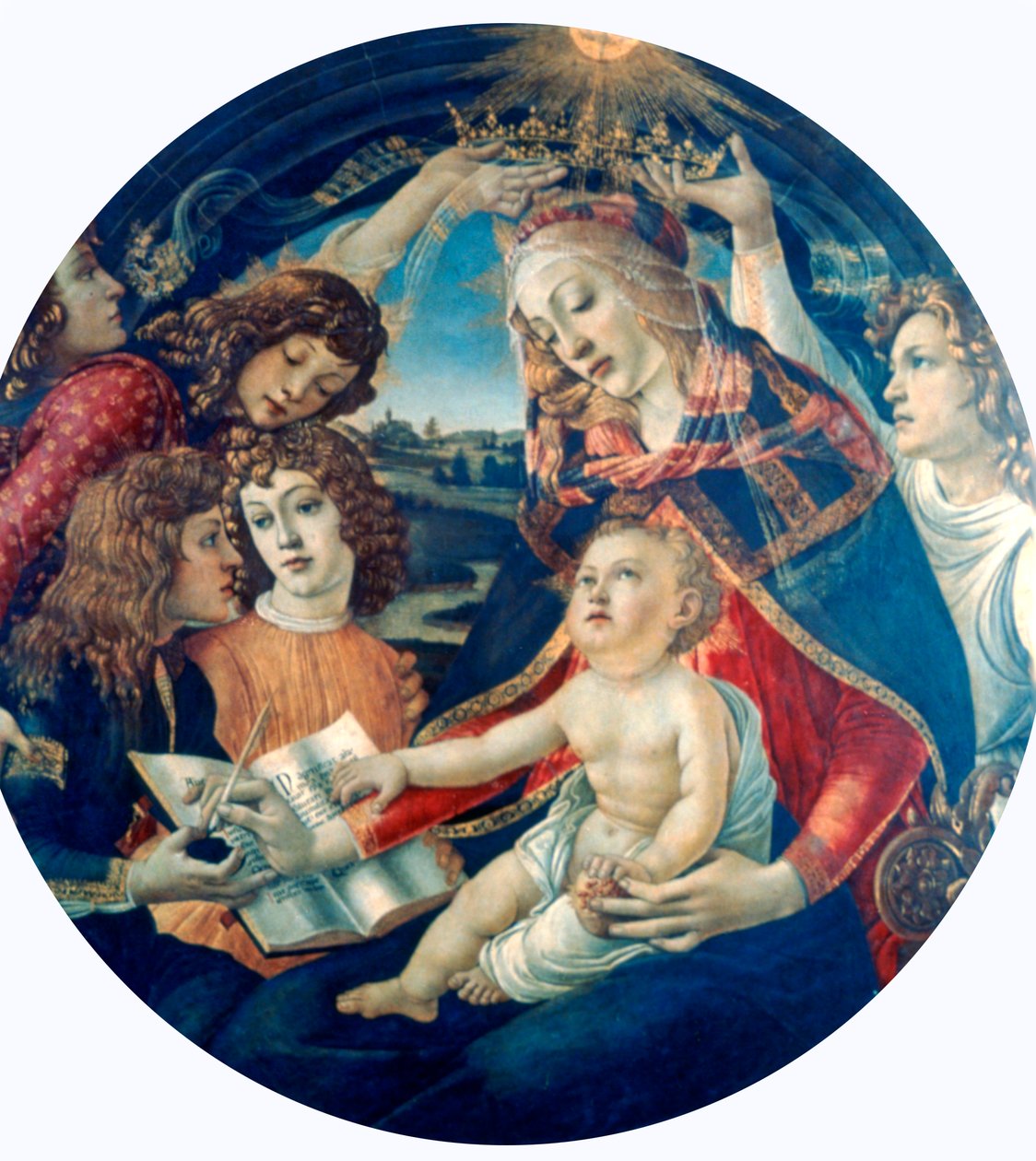 Madona z Magnificat, 1482 od Sandro Botticelli