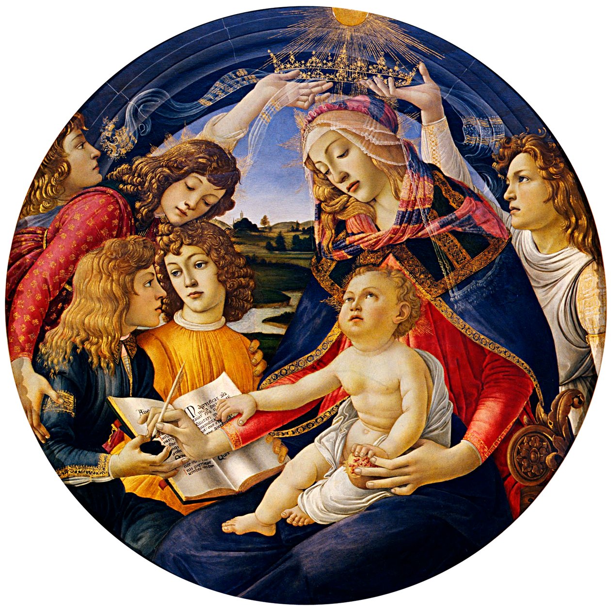 Madona z Magnificat, 1483 od Sandro Botticelli