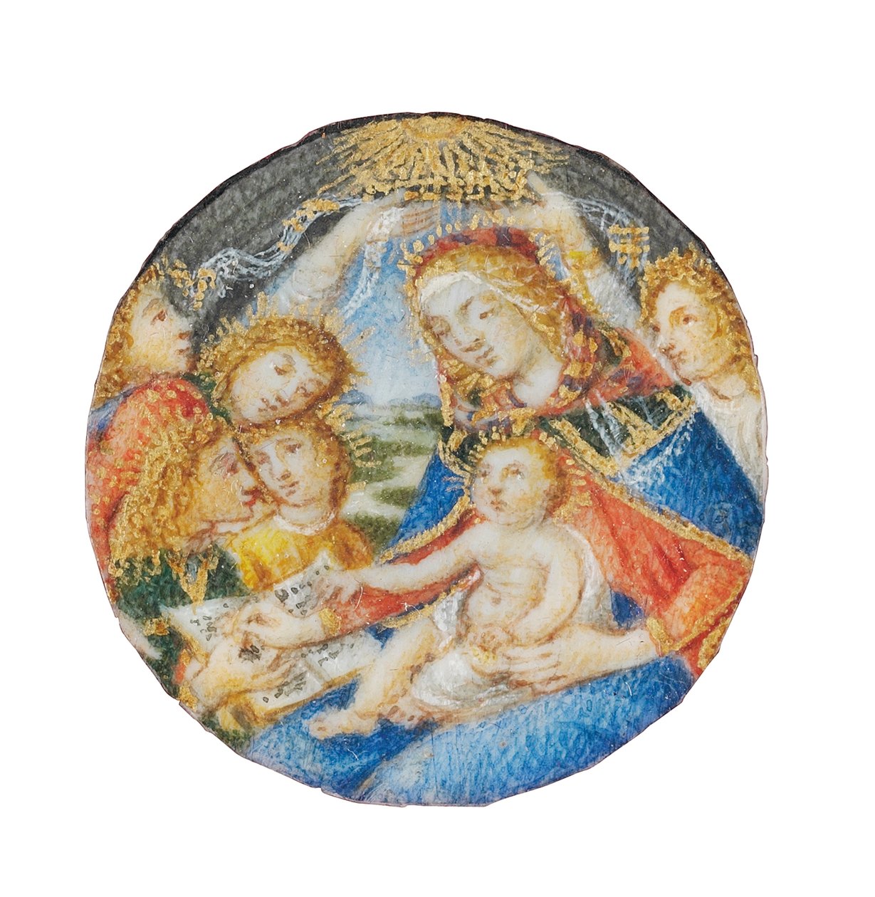 Madona z Magnificat, Florencie, konec 15. - začátek 16. století od Sandro Botticelli