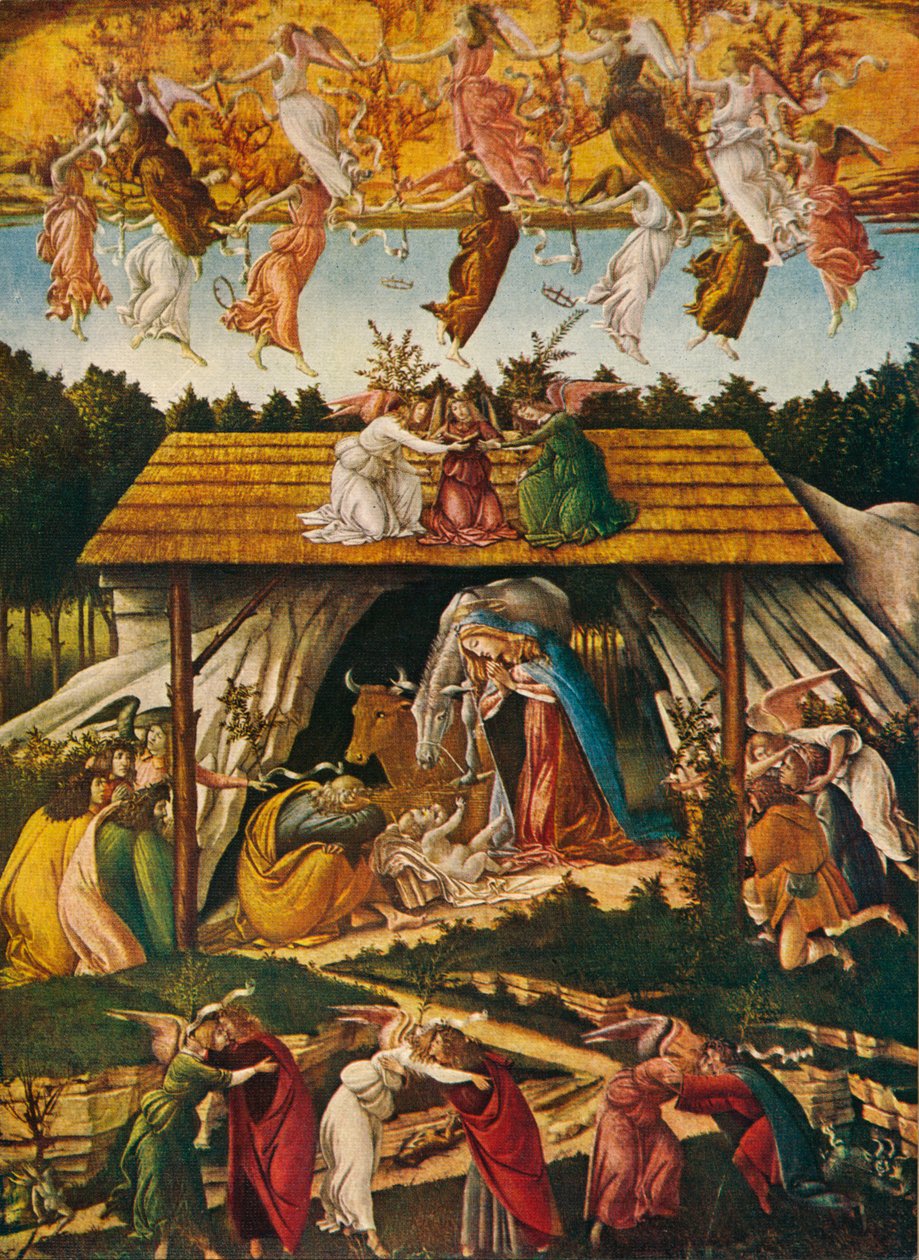 Mystické narození, 1500, 1909 od Sandro Botticelli