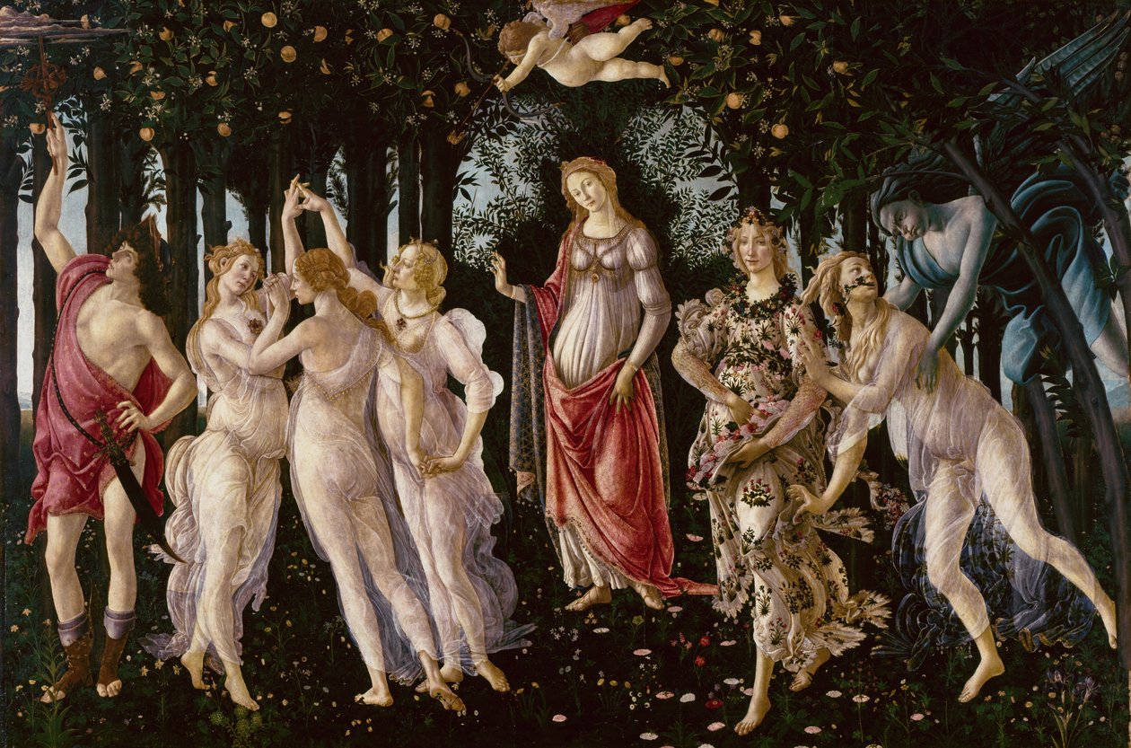 Jaro, cca 1478 (teplota na panelu) od Sandro Botticelli