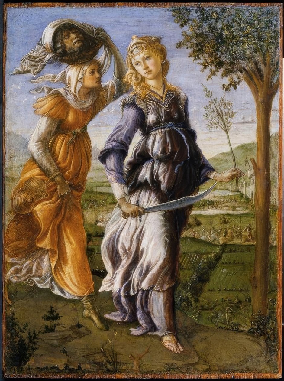 Judith se vrací do Bethulie od Sandro Botticelli