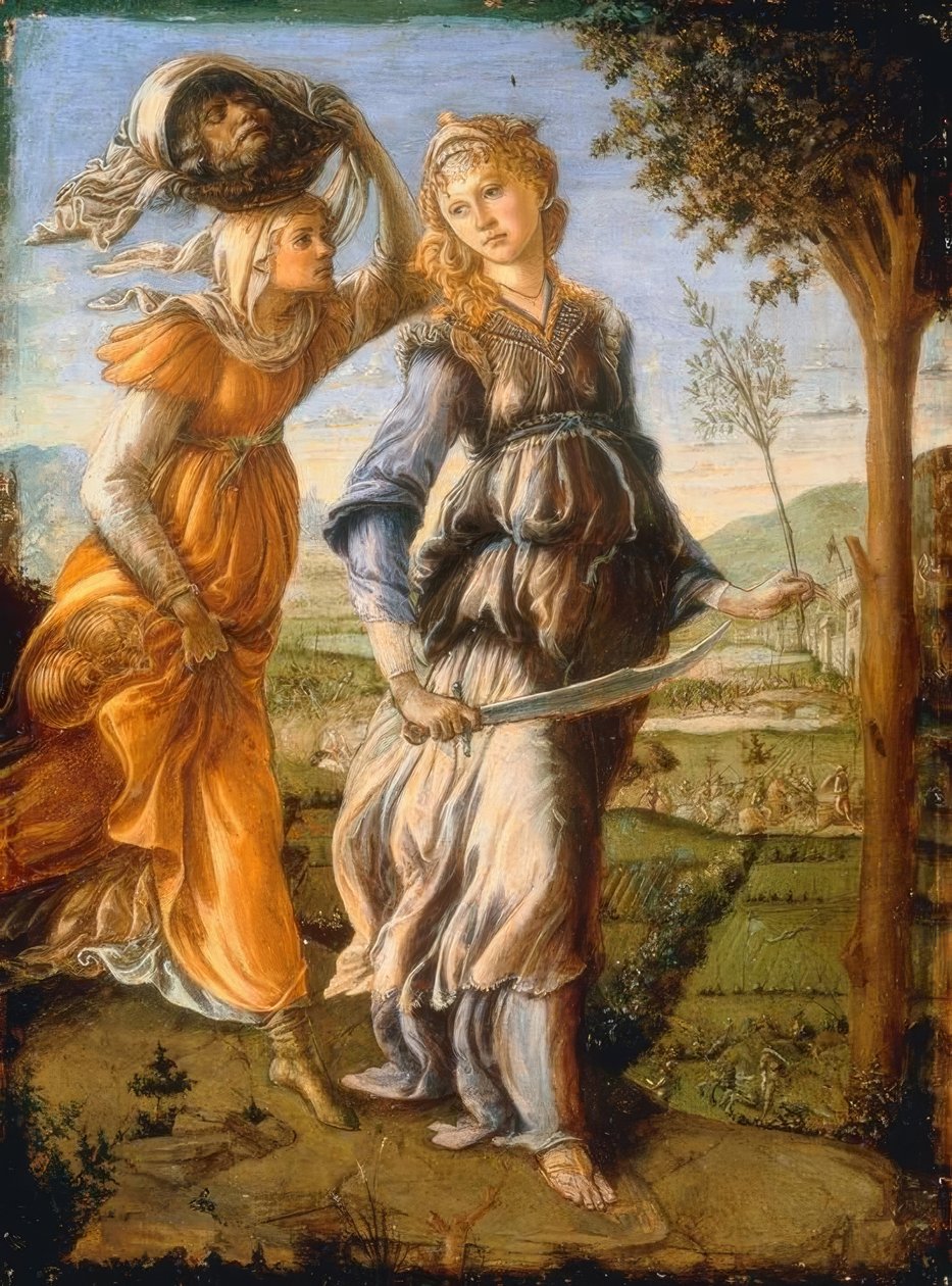Judith se vrací do Bethulia od Sandro Botticelli