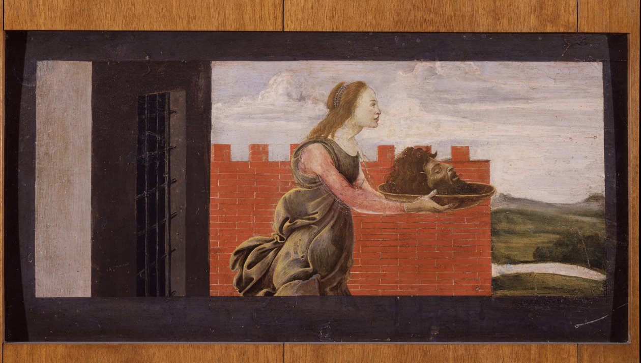 Salome s hlavou svatého Jana Křtitele (tempera na panelu) od Sandro Botticelli