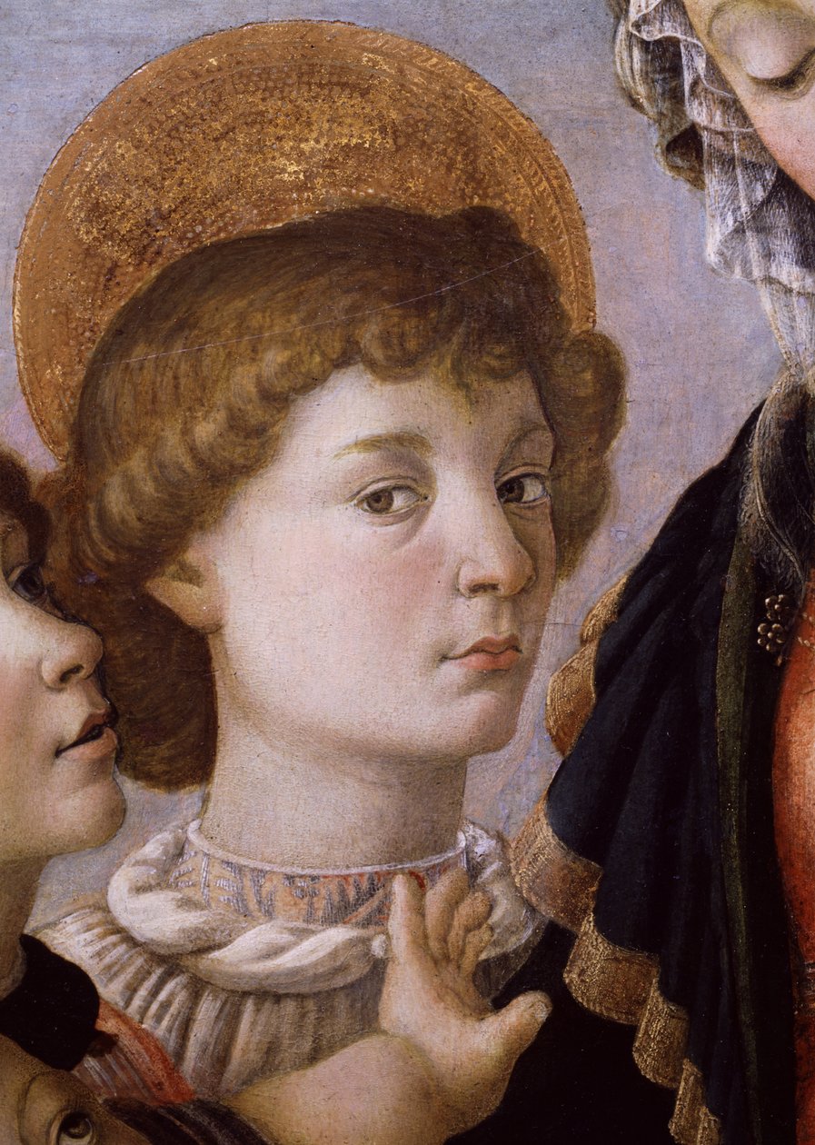 Svatý Jan od Panny Marie s dítětem (tempera na dřevě) od Sandro Botticelli