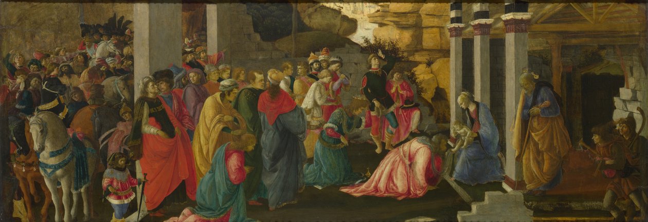 Klanění králů, cca 1470 od Sandro Botticelli