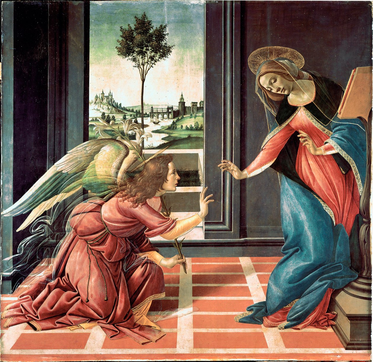 Zvěstování Cestello, 1489 od Sandro Botticelli
