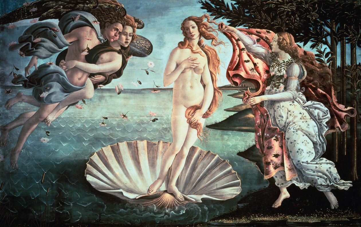 Zrození Venuše, c1482 od Sandro Botticelli