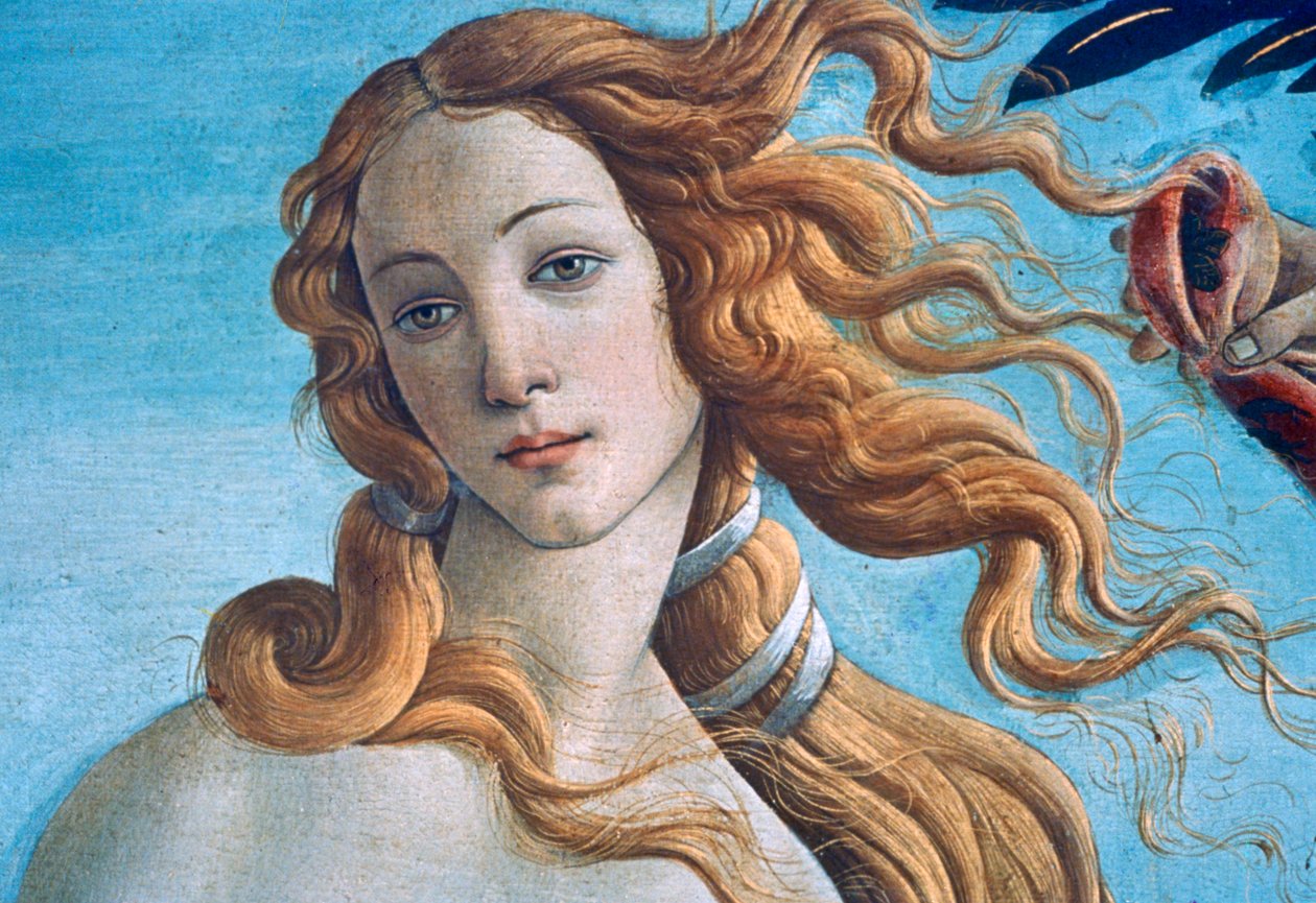 Detail Zrození Venuše, c1485 od Sandro Botticelli