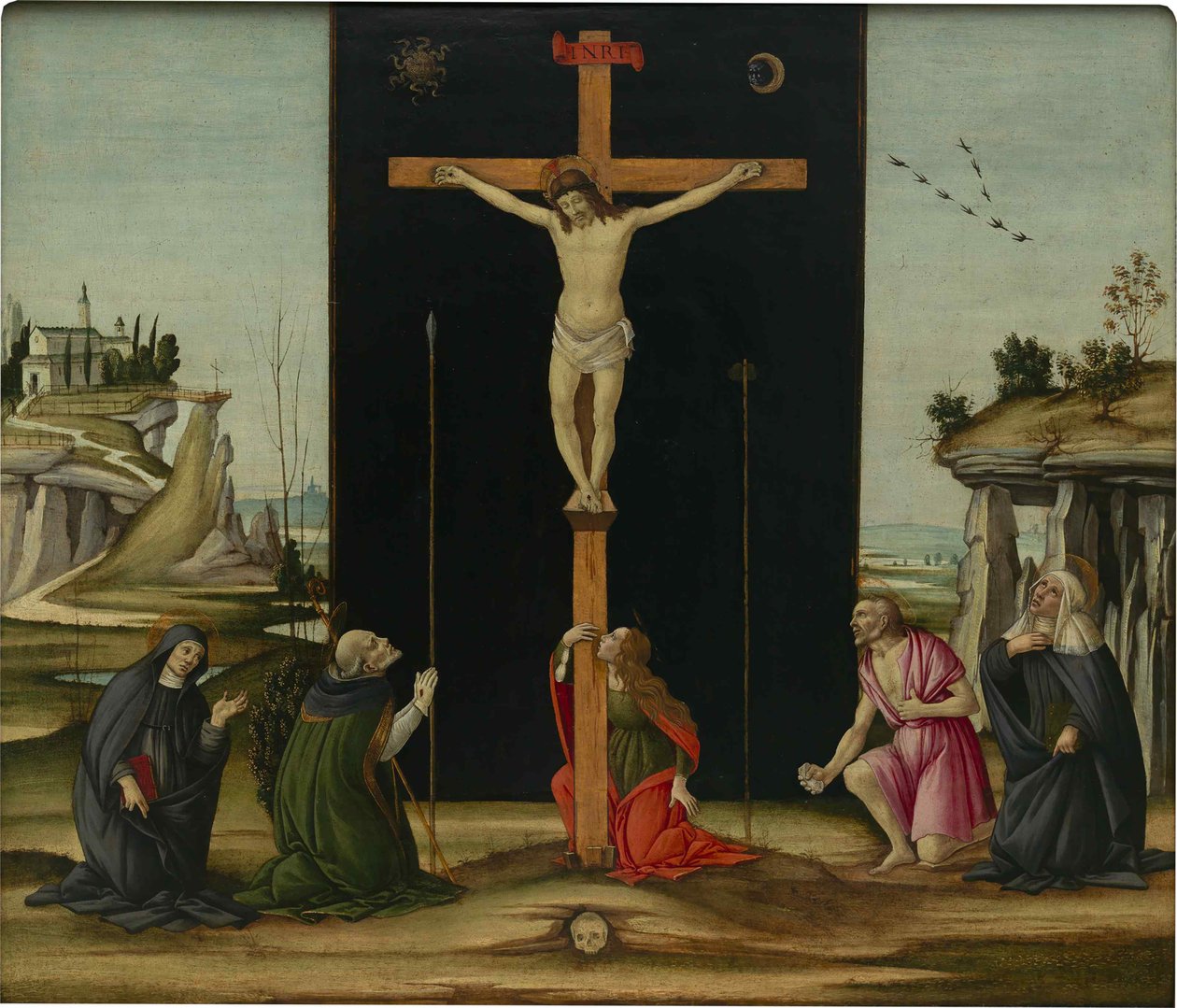 Ukřižování se svatými, c. 1490. od Sandro Botticelli