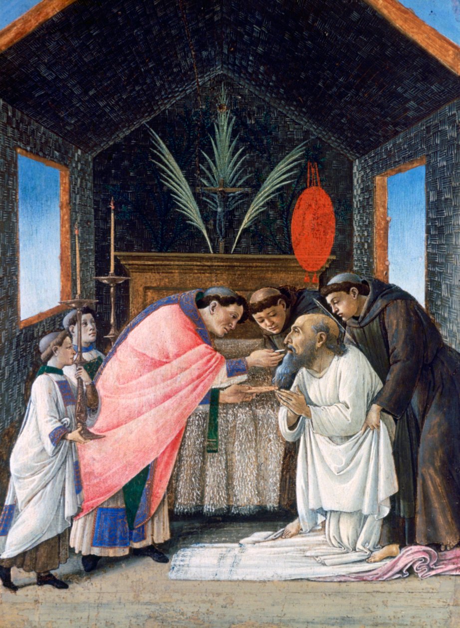 Poslední přijímání svatého Jeronýma, c1495 od Sandro Botticelli