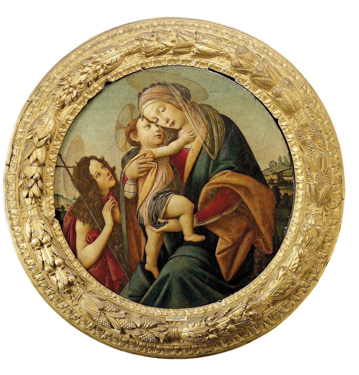 Madona s dítětem s mladým svatým Janem Křtitelem od Sandro Botticelli