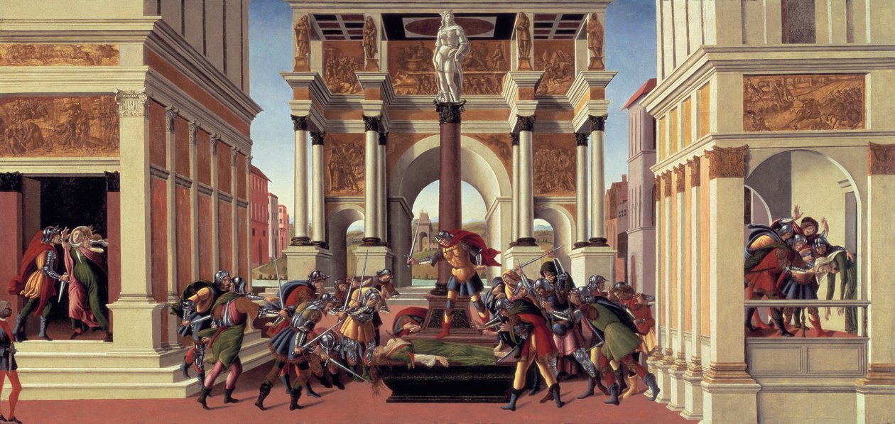 Příběh Lukrécie, 1500 od Sandro Botticelli