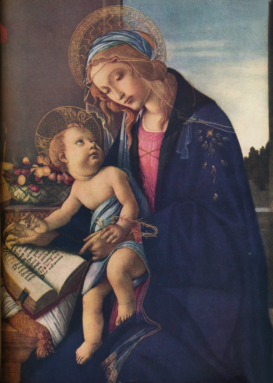 Panna a dítě, c1480, 1936 od Sandro Botticelli