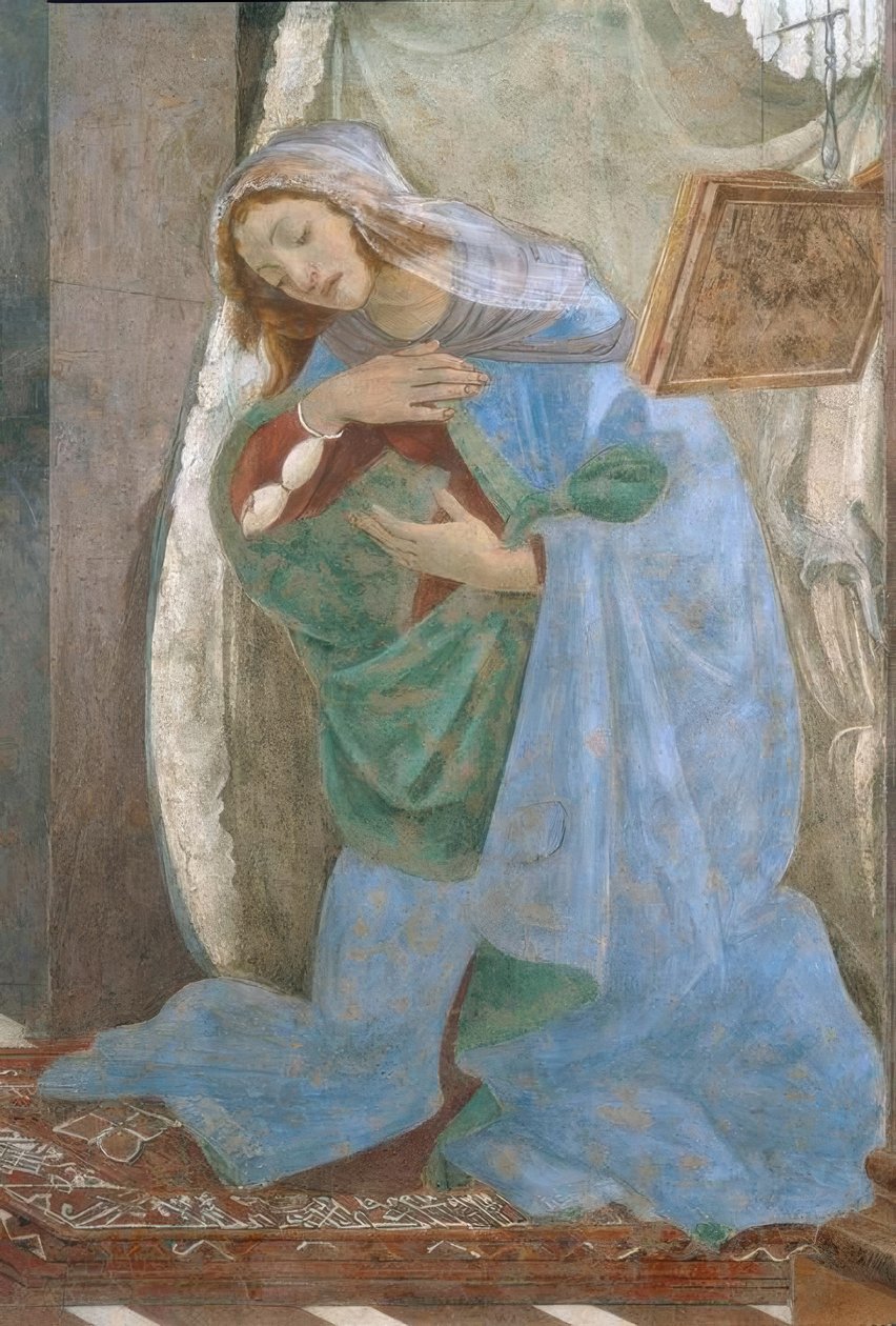 Zvěstování od S.Martina od Sandro Botticelli