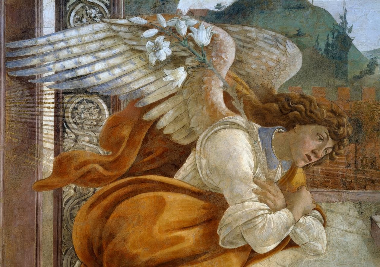 Zvěstování od S.Martina od Sandro Botticelli