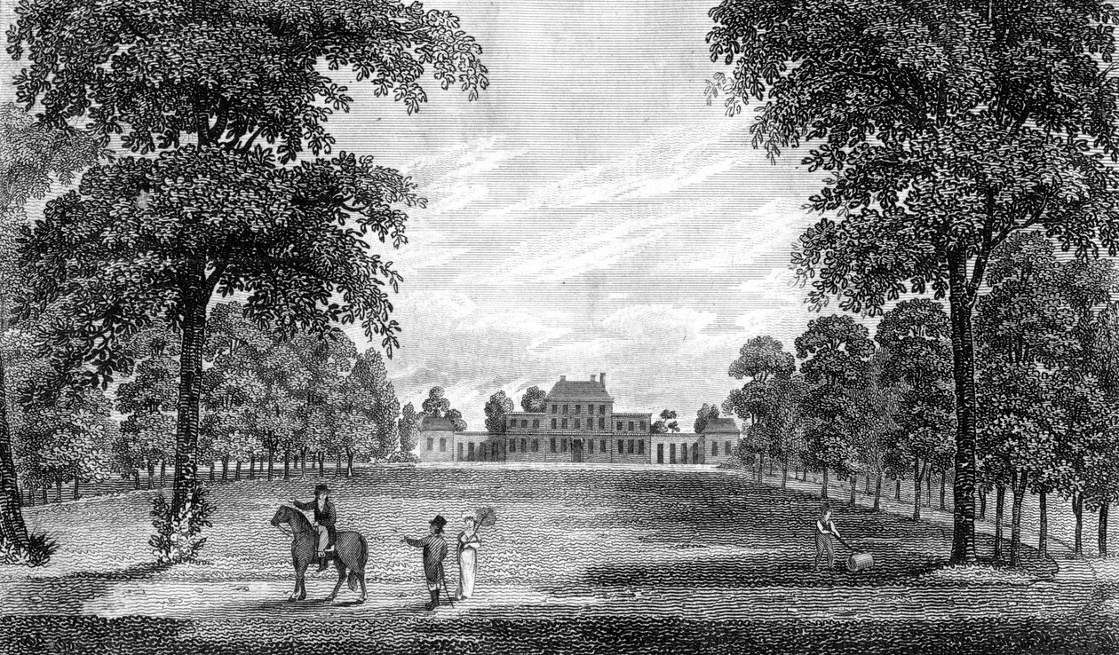 Ember Court, poblíž Thames Ditton, Surrey, Anglie, 1808. od Sands
