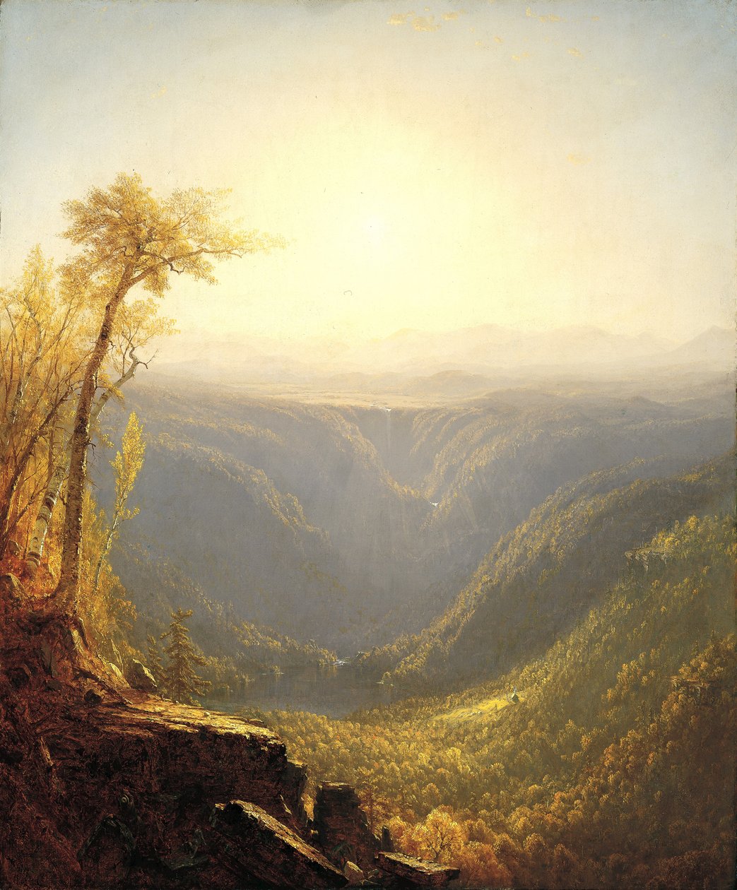 Soutěska v horách (Kauterskill Clove), 1862 od Sanford Robinson Gifford