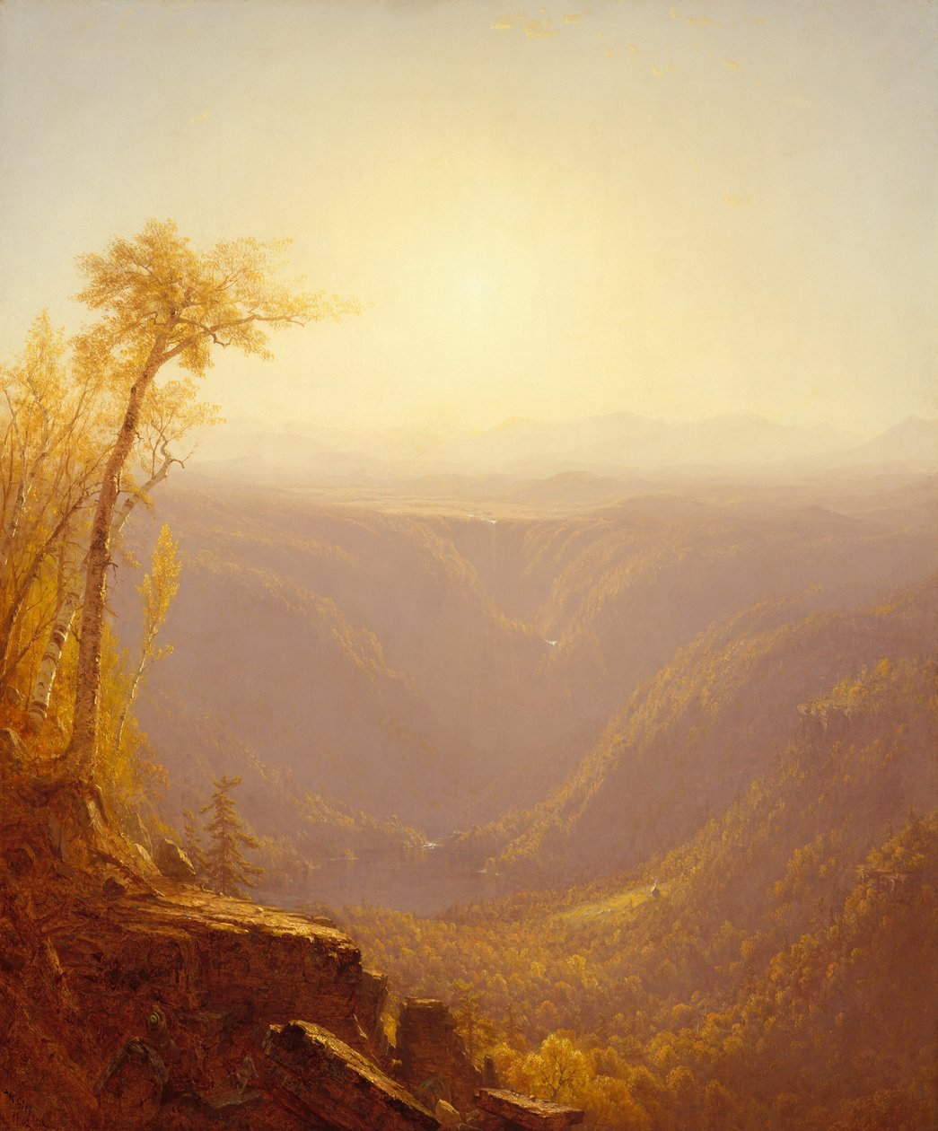 Soutěska v horách Kauterskill Clove, 1862. od Sanford Robinson Gifford