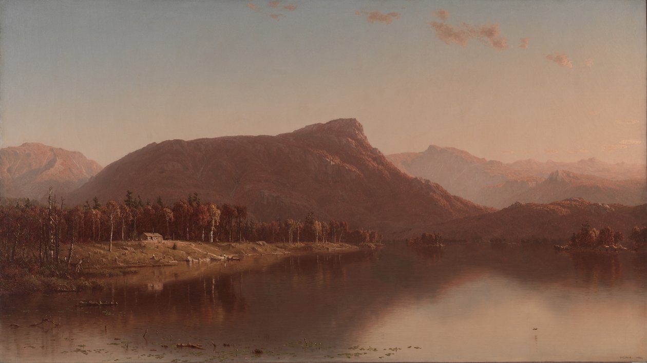 Domov v divočině, 1866 od Sanford Robinson Gifford