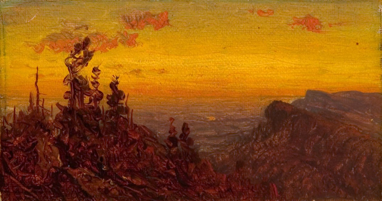 Z pohoří Shawangunk od Sanford Robinson Gifford